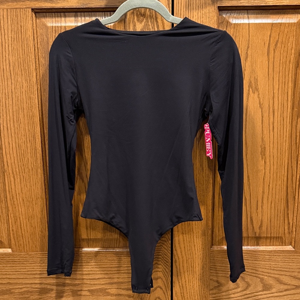 NWT Black Long Sleeve Bodysuit